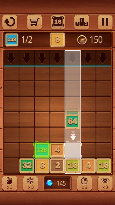 Merge Numbers : Wooden edition应用截图
