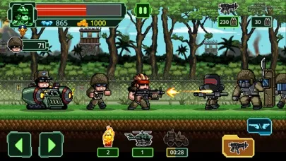 ภาพหน้าจอของ Metal Guns Fury : beat em up