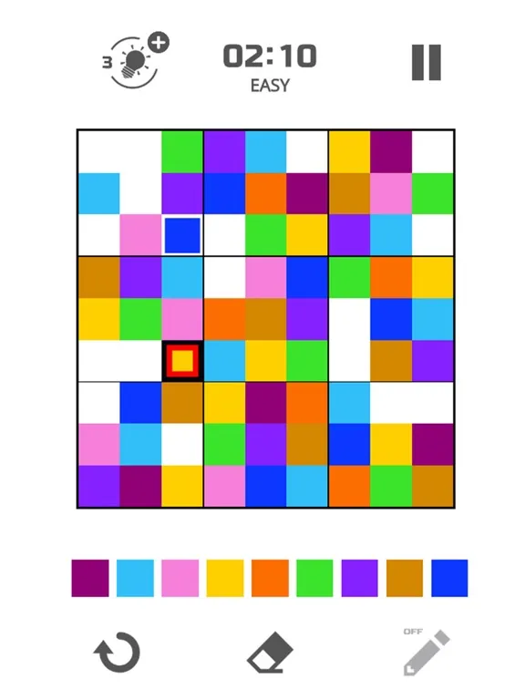 Only 1 color per line iPad  Screenshots