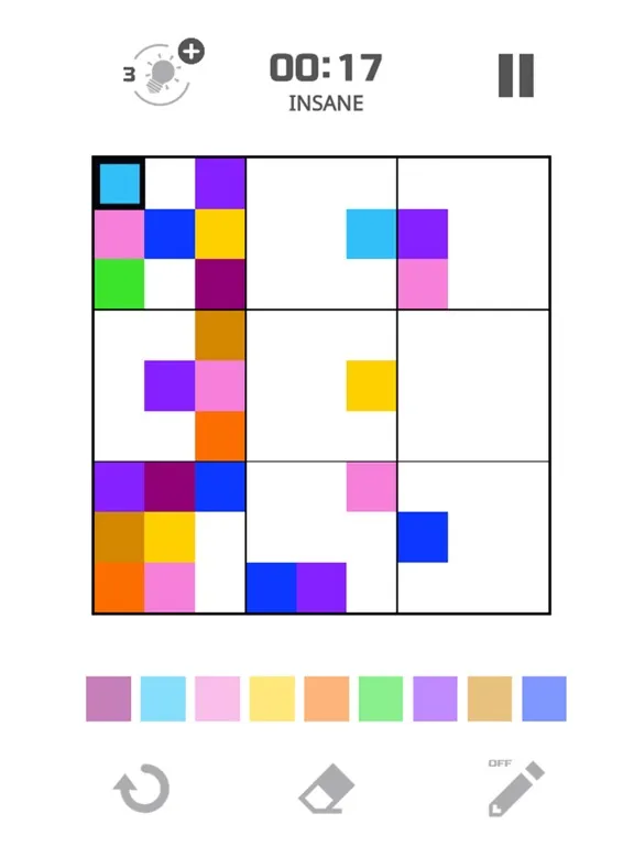 Only 1 color per line iPad  Screenshots