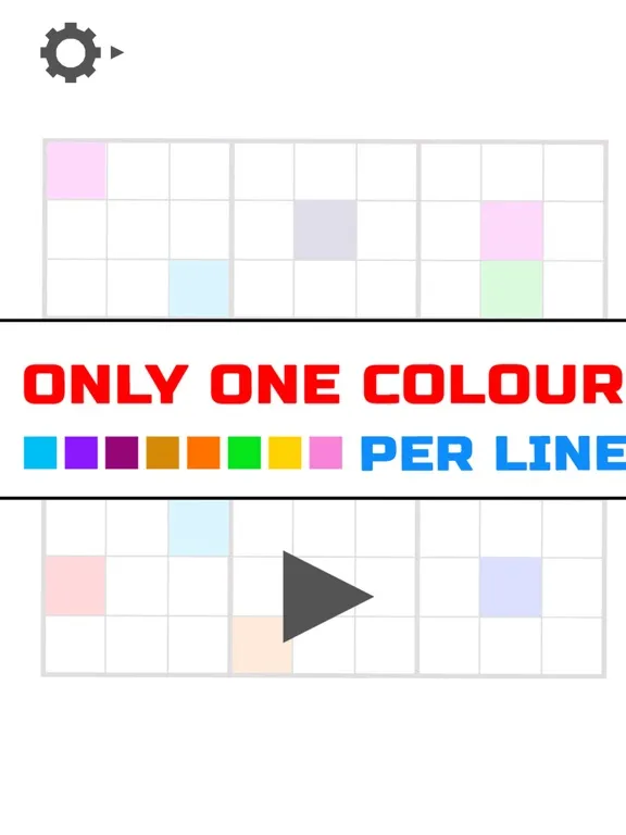 Only 1 color per line iPad  Screenshots