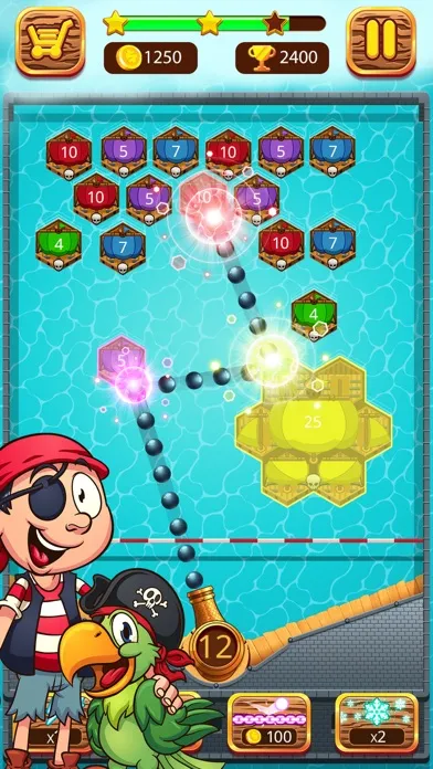 Pirate's cannon: a mega battle应用截图