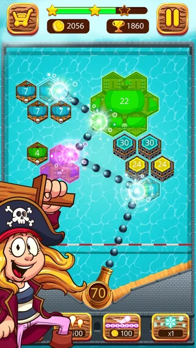 Pirate's cannon: a mega battle应用截图