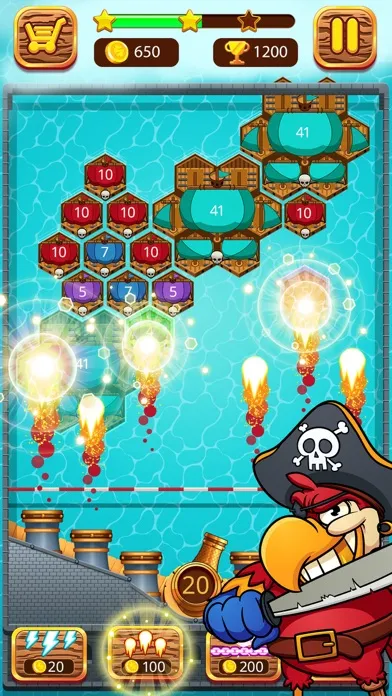Pirate's cannon: a mega battle应用截图