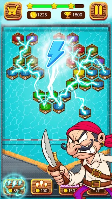 Pirate's cannon: a mega battle应用截图