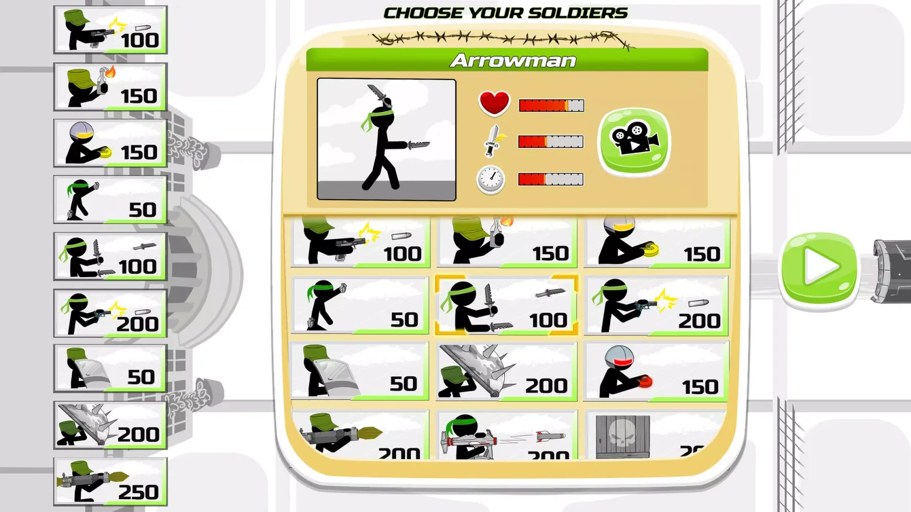 Stickman Army : The Defenders Screenshots