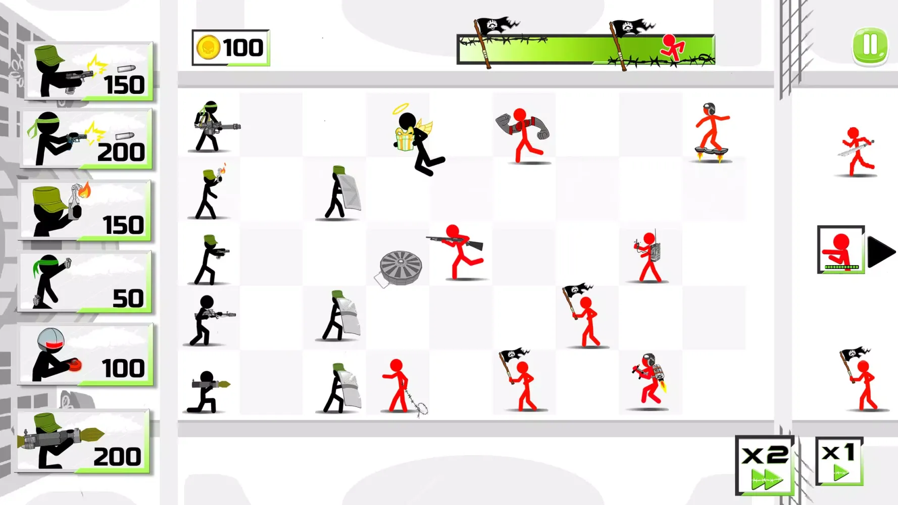 Stickman Army : The Defenders Screenshots