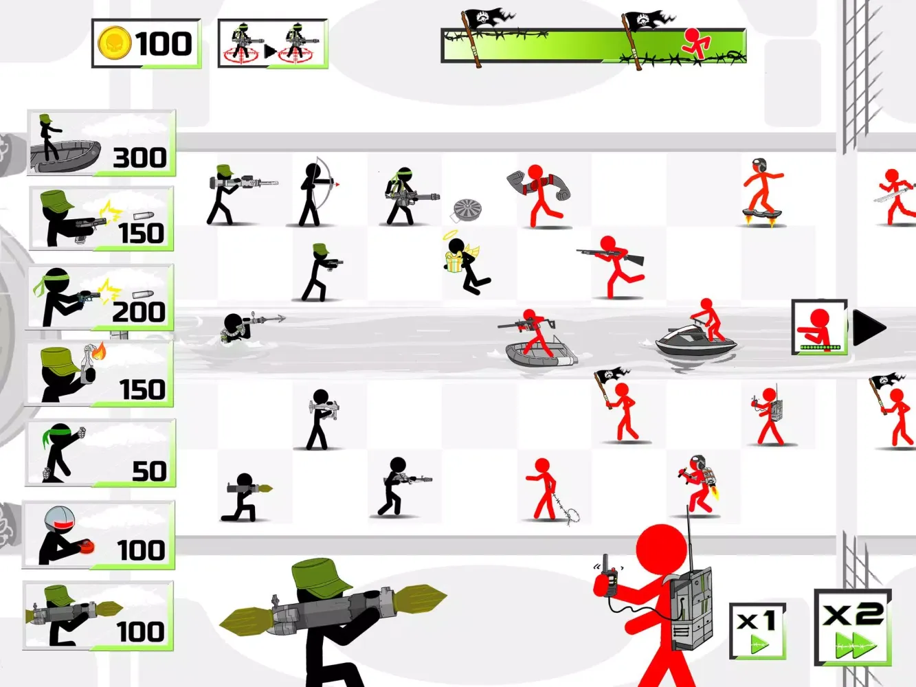 Stickman Army : The Defenders Screenshots