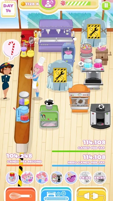 Tangkapan skrin Tap Candy : sweets clicker