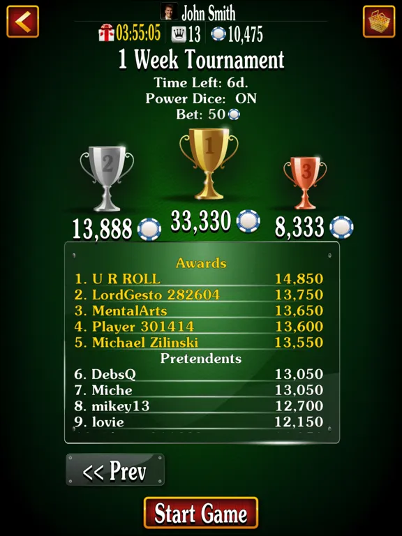 Farkle Craps: Dice Game Online iPad  Ekran Görüntüleri