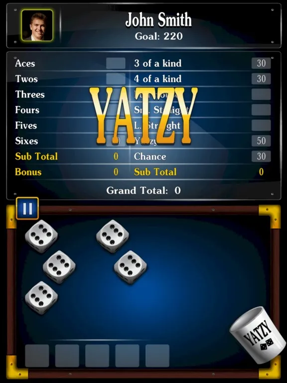 Capturas de pantalla de Yatzy Dice Game for Buddies iPad 