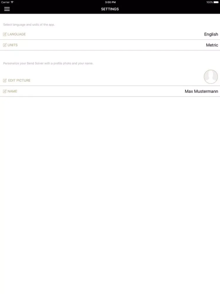 Bystronic Bend Solver iPad  스크린샷