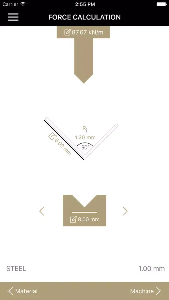 Bystronic Bend Solver 스크린샷