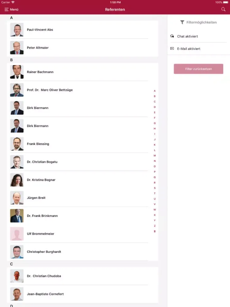 Captures d'écran de BDEW Kongress 2018 iPad 