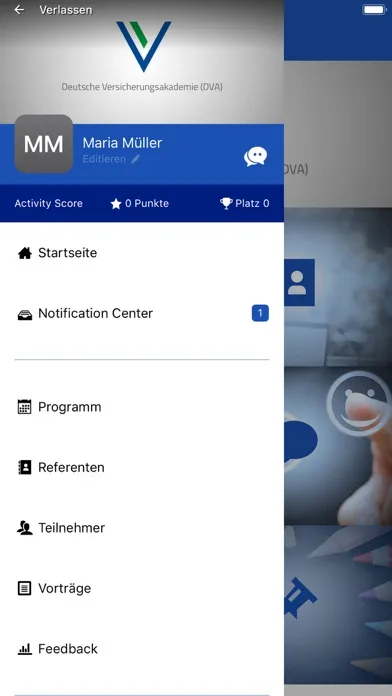 DVA Seminare Screenshots