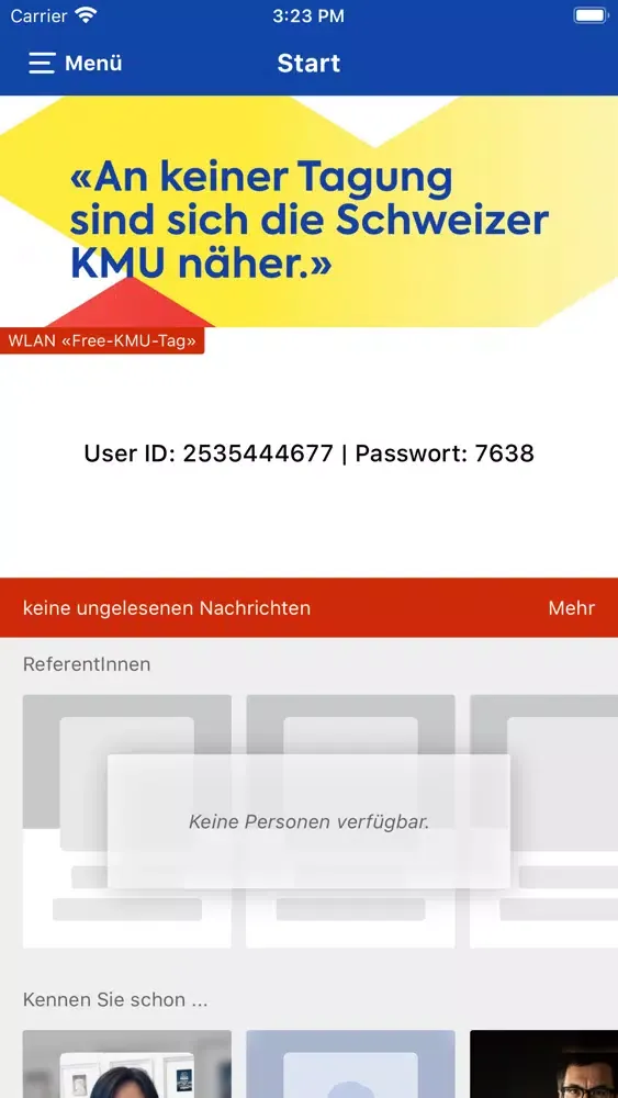 ภาพหน้าจอของ Schweizer KMU Tag