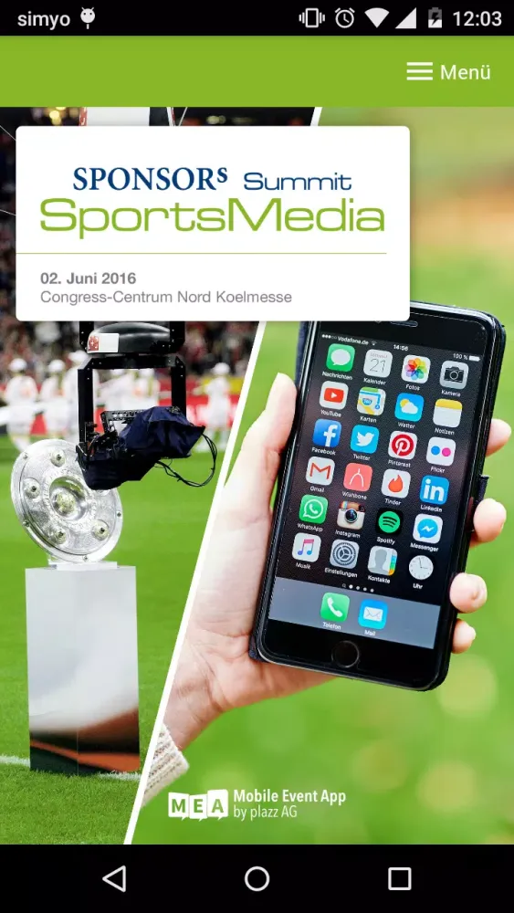 ภาพหน้าจอของ Sports Media Summit 2016