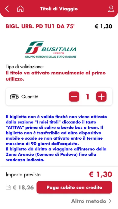 Busitalia Veneto स्क्रीनशॉट