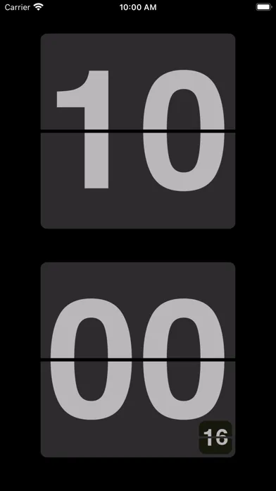 Capturas de tela do Flip clock - Time management