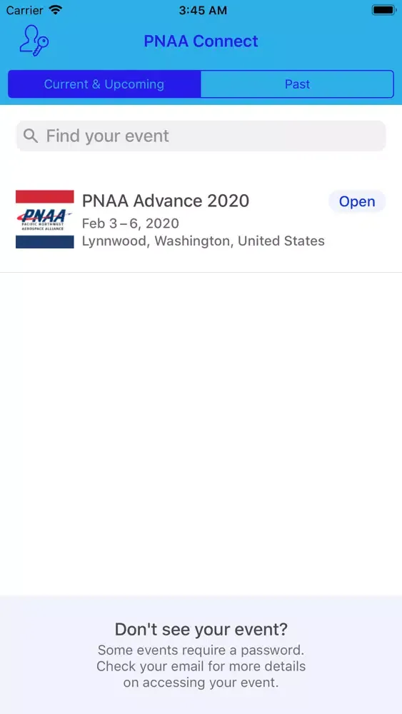 Скриншоты PNAA Connect 2020