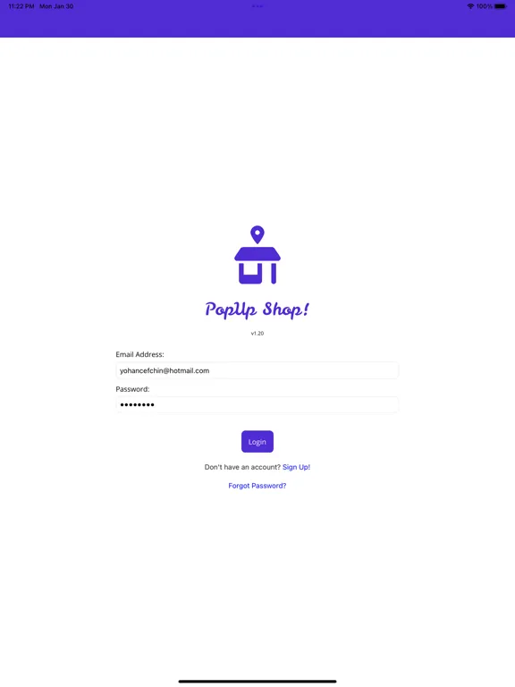 PopUp Shop Mobile iPad  स्क्रीनशॉट