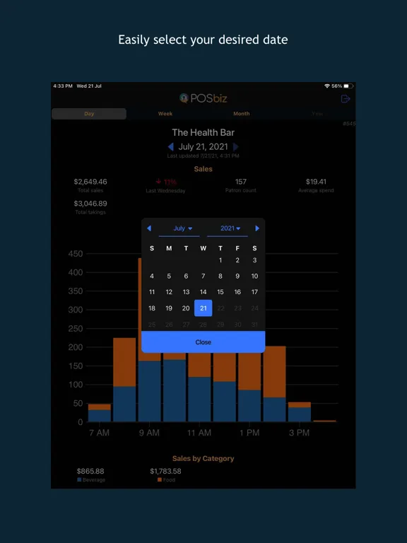 POSbiz Insights iPad 应用截图
