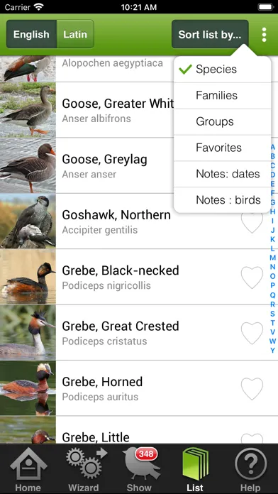 Captures d'écran de Birds of Britain and Europe