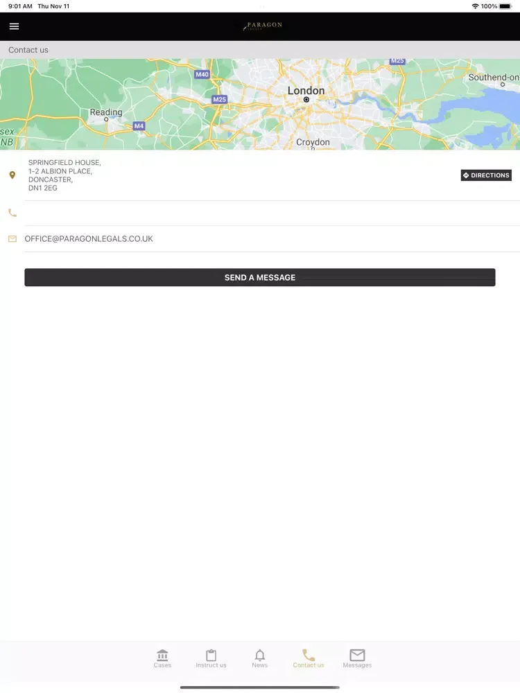 Captures d'écran de Paragon Legals Portal iPad 