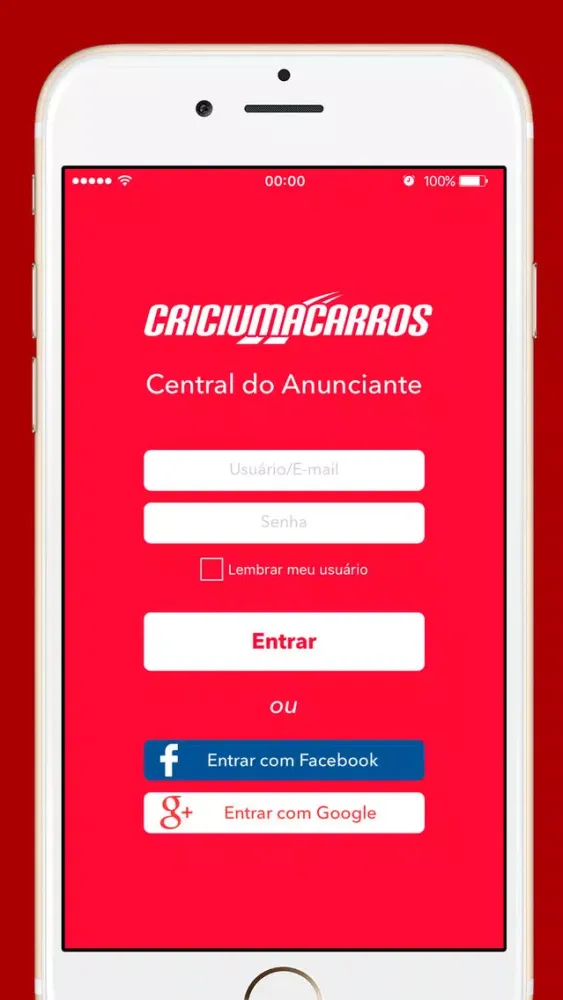 Ảnh chụp màn hình của CriciúmaCarros - Central do Anunciante