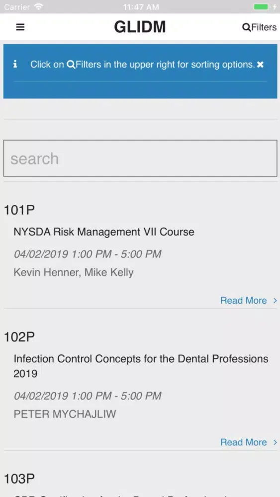 Greater Long Island Dental Screenshots