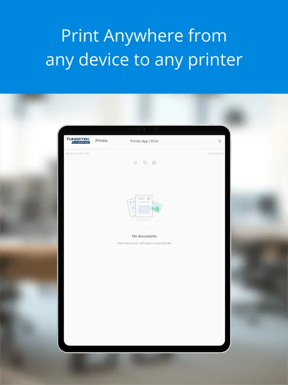 Printix App iPad  Screenshots