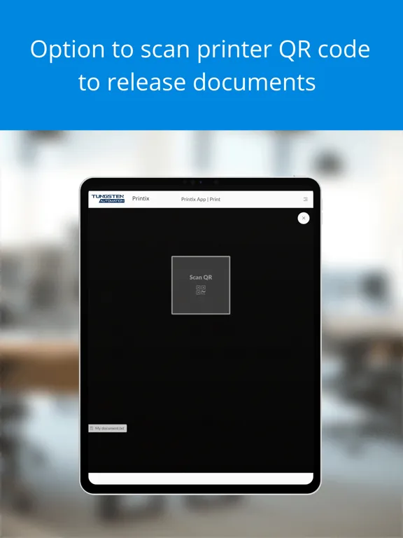 Printix App iPad  Screenshots