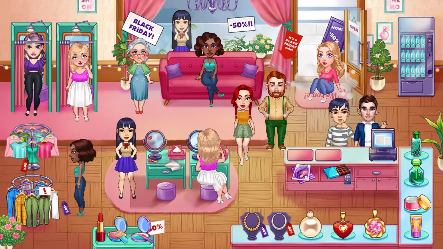 Zrzuty ekranu Emma's Journey: Fashion Shop