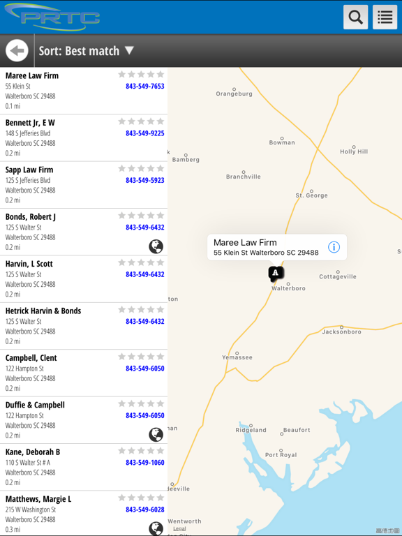Скриншоты PRTC Search iPad 