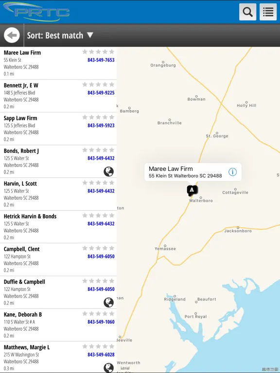 Скриншоты PRTC Search iPad 
