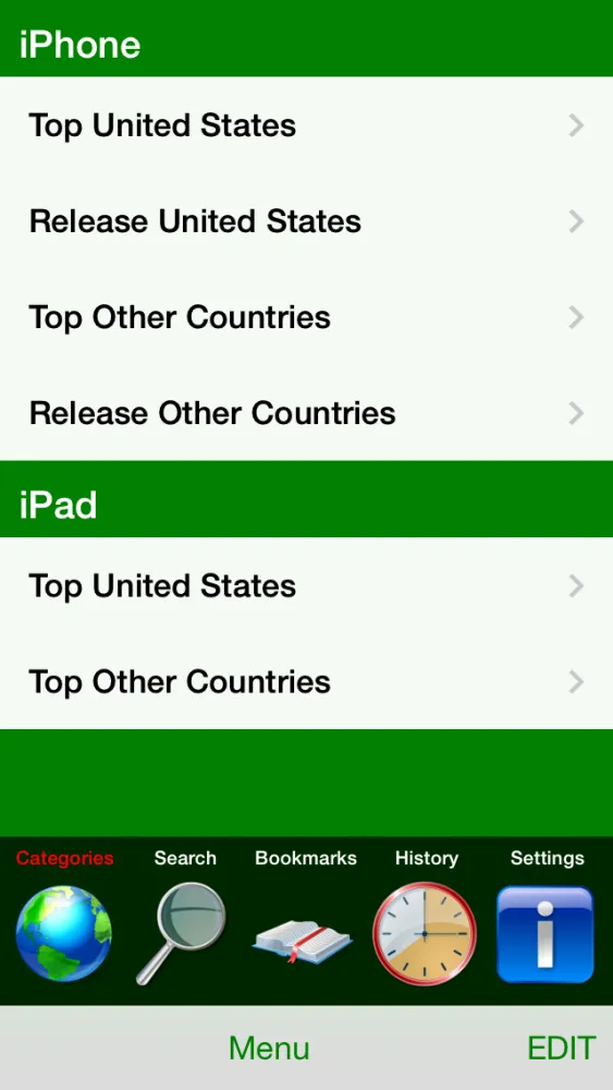 Search Apps - You can use bookmark,history and explore hot apps. Screenshots