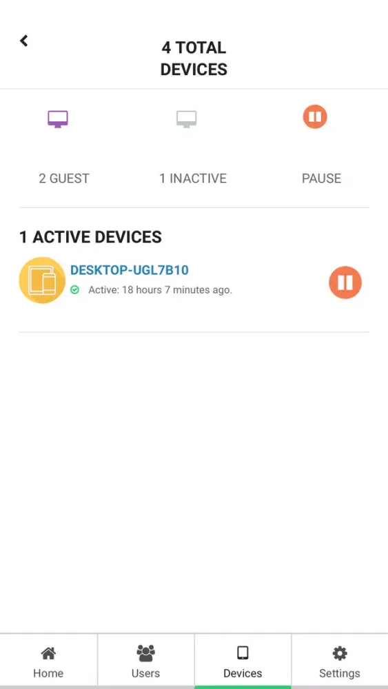 Tangkapan layar Ptera Managed WiFi