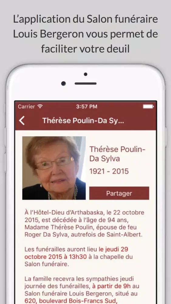 Salon funéraire Louis Bergeron Screenshots