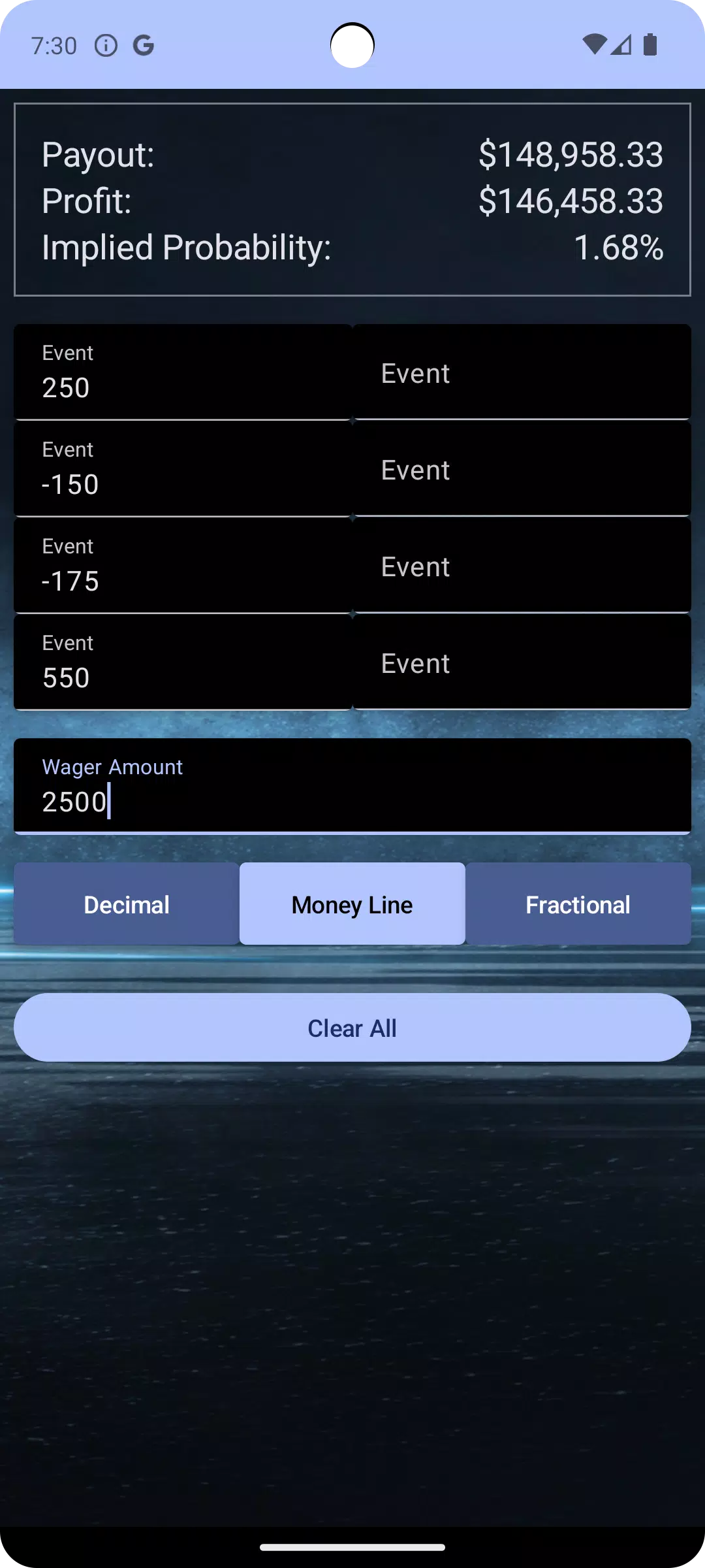 Parlay Calculator的应用截图7