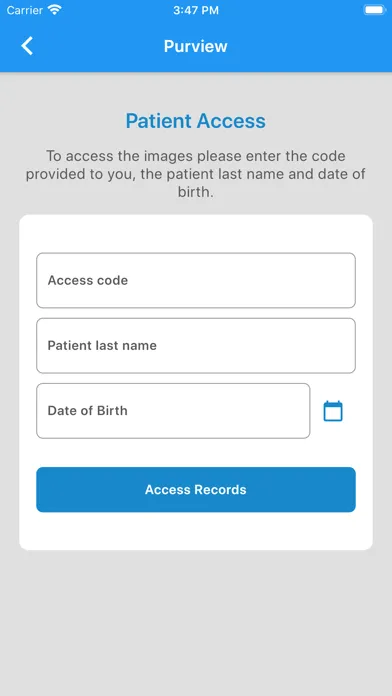 Purview Patient Access应用截图