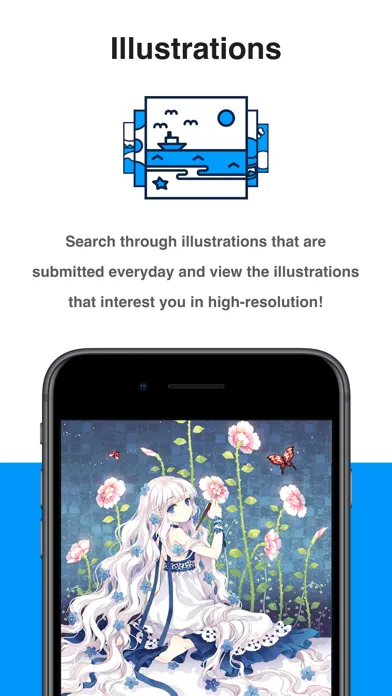Tangkapan layar pixiv