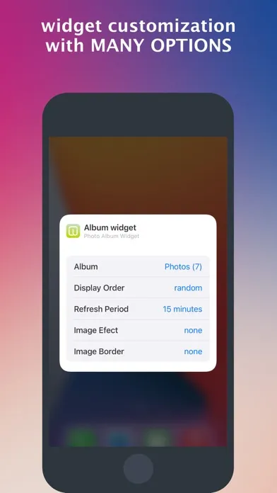 Tangkapan layar Photo Album Widget