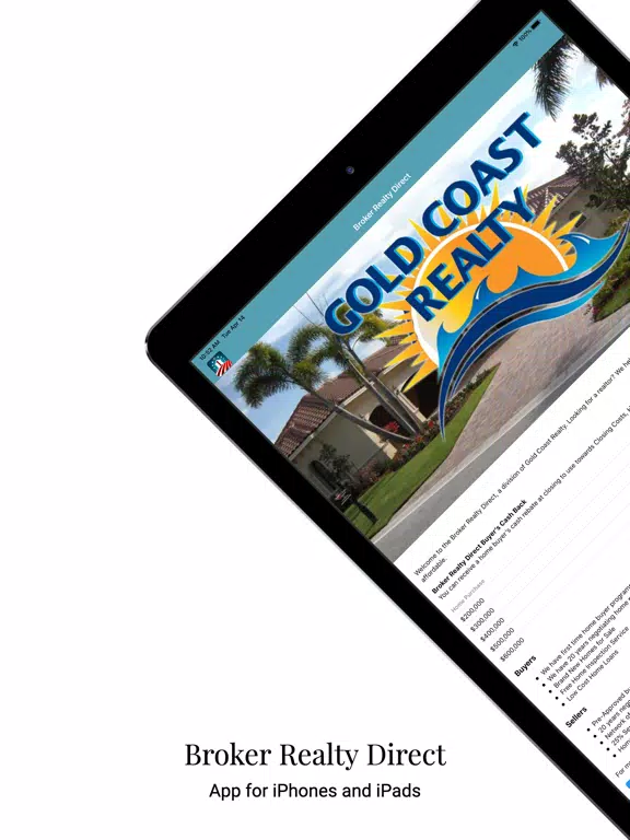 Broker Realty Direct iPad  Ekran Görüntüleri