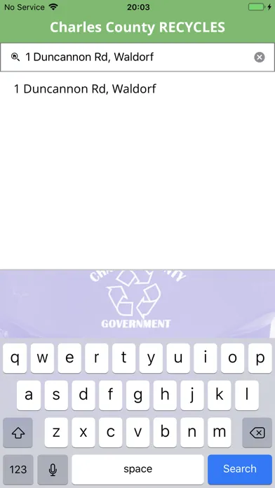 Capturas de pantalla de Charles County RECYCLES