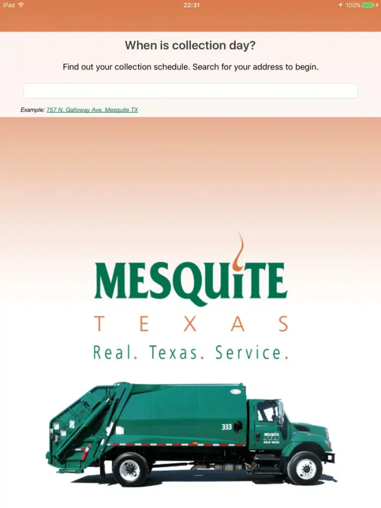Capturas de pantalla de Mesquite Trash & Recycling iPad 