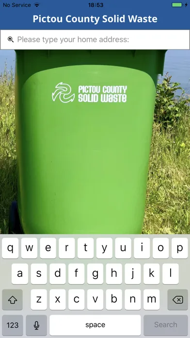 Tangkapan skrin Pictou County Solid Waste