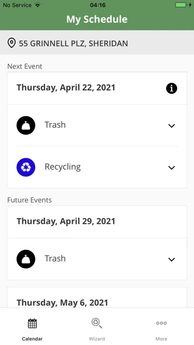 Tangkapan layar Sheridan Recycles