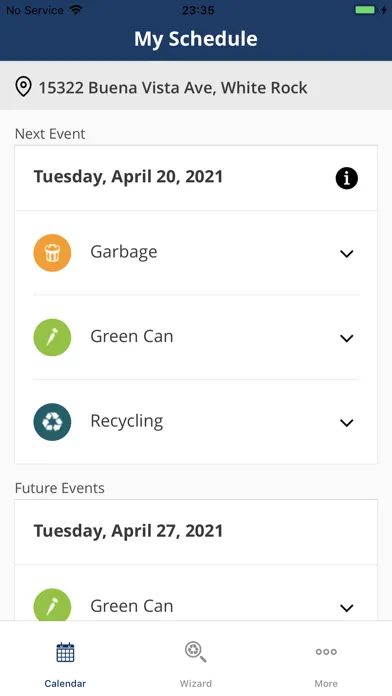 Ảnh chụp màn hình của White Rock Recycles