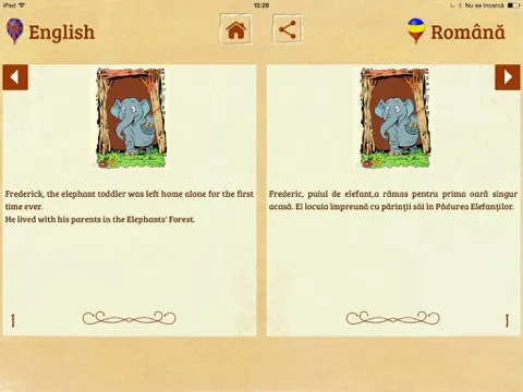 Zrzuty ekranu Stories in five languages iPad 