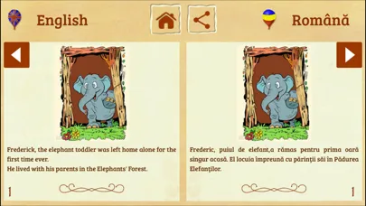 Zrzuty ekranu Stories in five languages